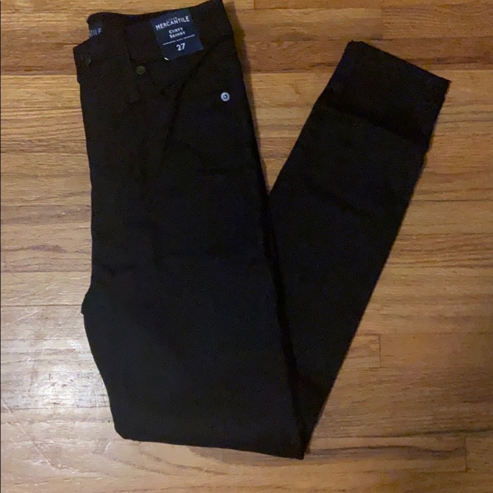J.Crew Factory black Skinny Jeans NWT Size 27